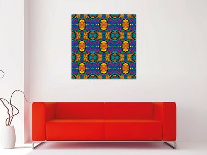 PAINTING - SHAPES AND COLOURS - a Art Design Artowrk by Mara Micieli