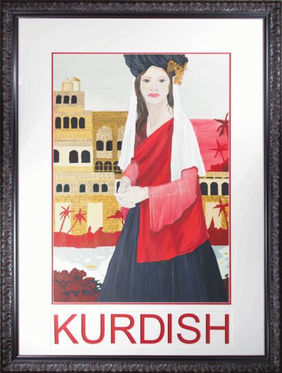 Kurdish - a Paint Artowrk by Amy Zaleta-Martinez