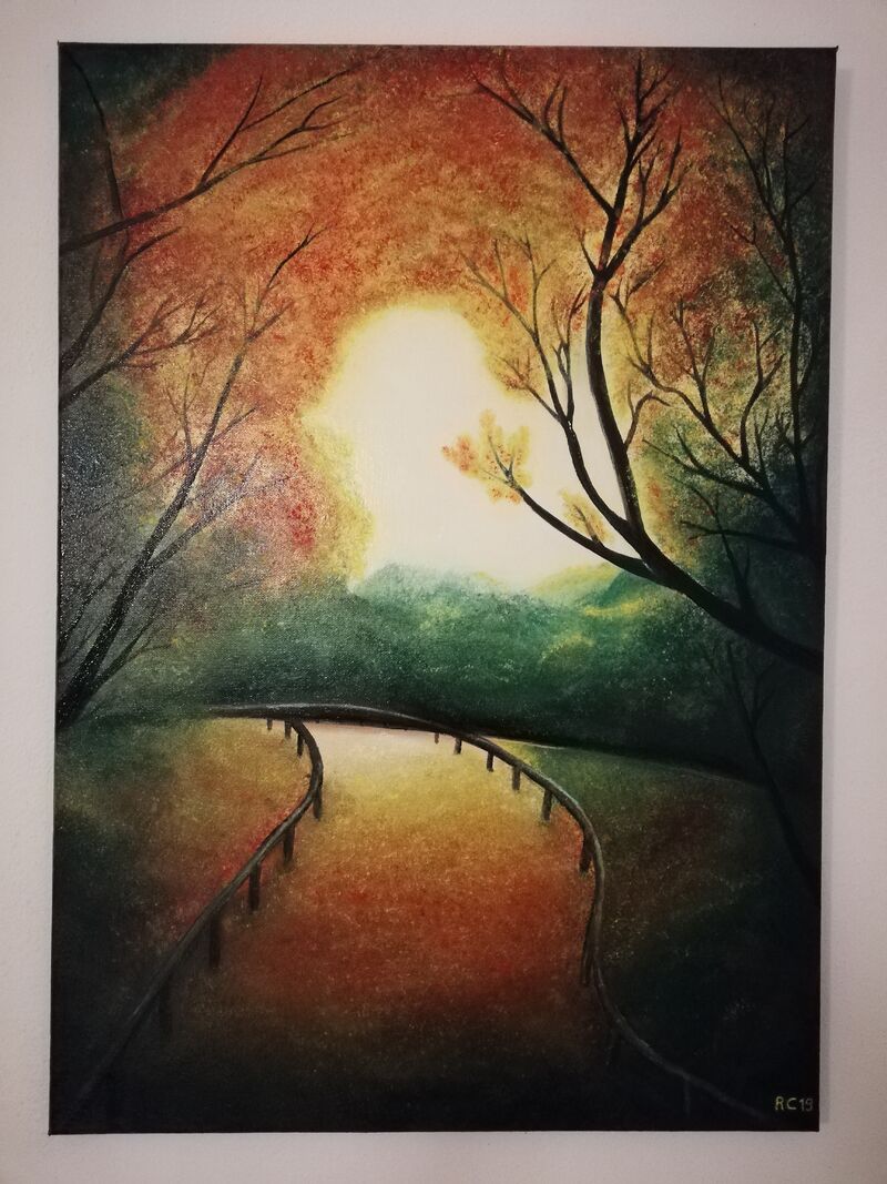 Autumn Trail (Sentiero d'autunno) - a Paint by Riccardo Cervelli