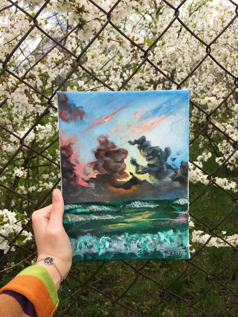 Ocean - a Paint by Tatyana Dzhaksalykova