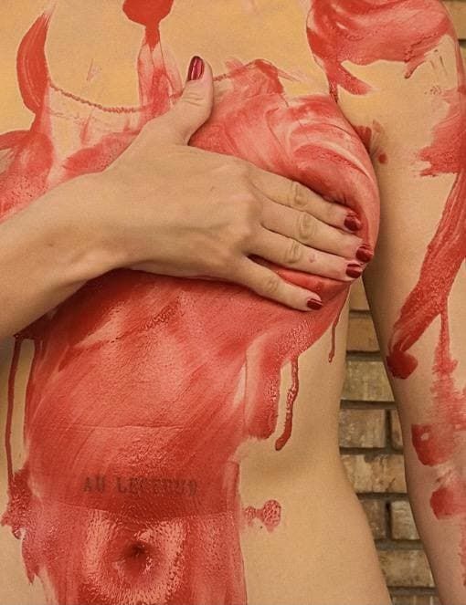 Untitled red I - a Photographic Art by Il corpo di Anita