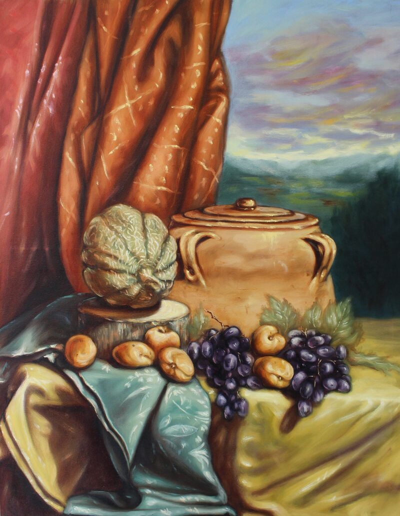 still life - a Paint by Pasquale Dominelli