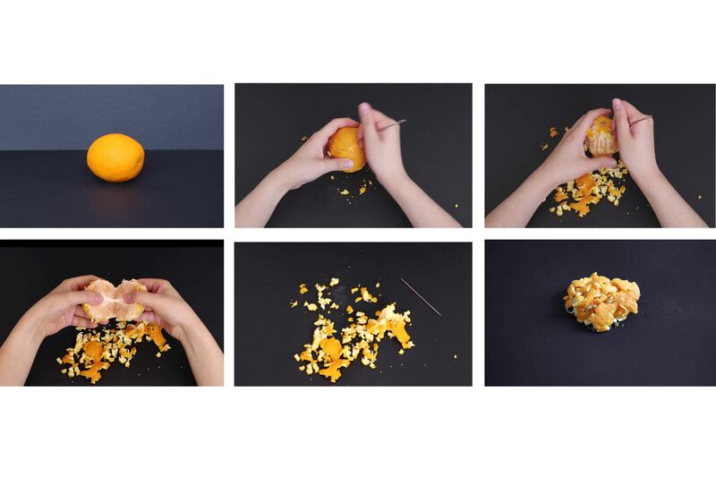 This is an orange/Questa è un'arancia - a Video Art by li yaoyao