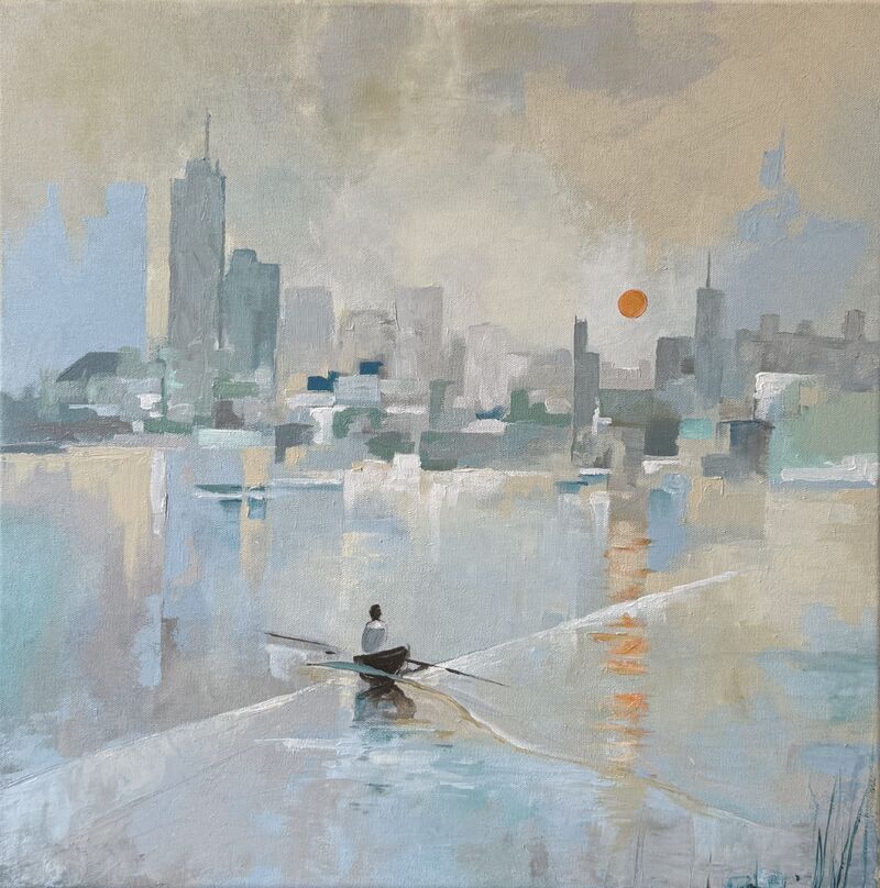 ATTRAVERSO IL RIFLESSO - a Paintings by Barbara Corbucci