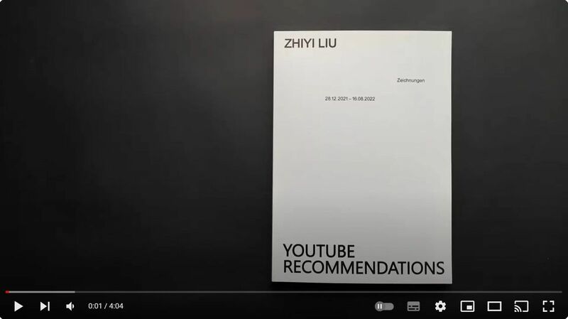 YouTube Recommendations - a Video Art by Zhiyi Liu