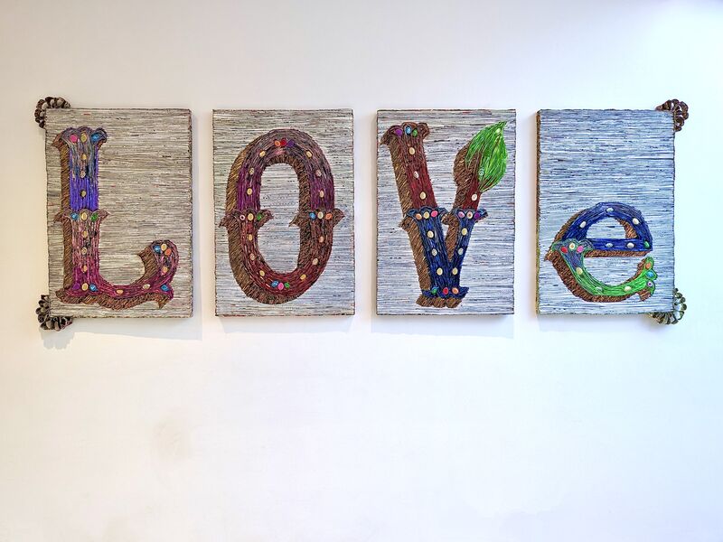 LOVE is Vegan - a Sculpture & Installation by Francesca Busca