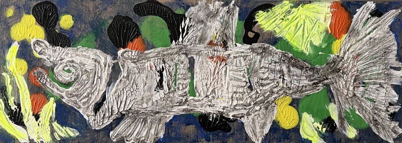 Salmón  - a Paintings by Fernando Cepeda