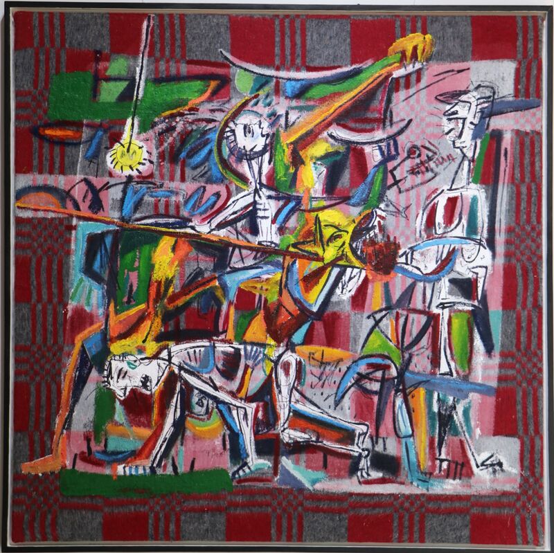 Above see level  - a Paintings by Kibrom  Seyoum 