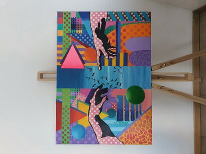 L\'energia del contatto  - a Art Design Artowrk by Michela  Vareschi 