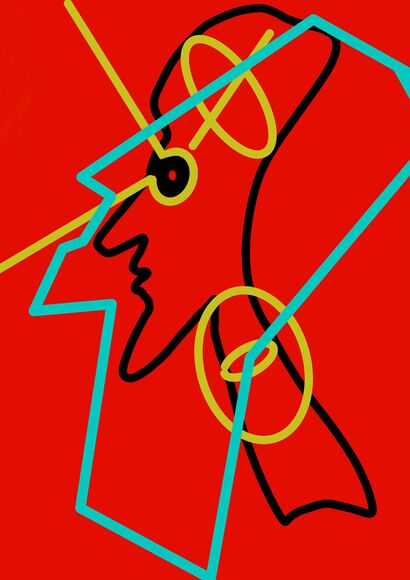 Totem IV - Sacred Faces - a Paint Artowrk by Zonymo