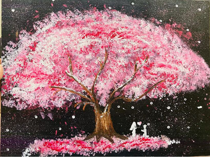 Tree of love  - a Paint Artowrk by Trisha  Garabadu 