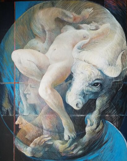 Solipsismo mitologico/ Mythological solipsism - A Paint Artwork by CAMELIA
