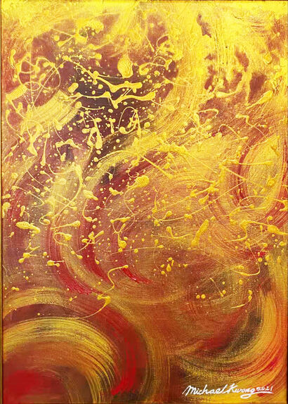 Dance of Phoenix  - a Paint Artowrk by Michael Kwong