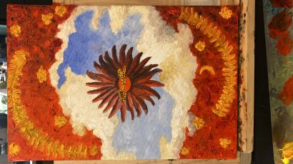 Beauty in red - a Paint Artwork by Fal