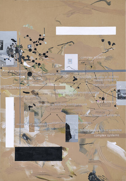 entanglements 2 / revision of ontologies - A Paint Artwork by Nora Schöpfer