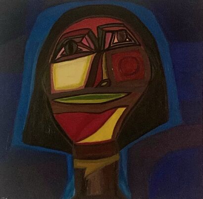 The mysterious woman - a Paint Artowrk by SAB