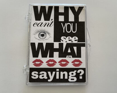 Why Can't You See What I'm Saying? - A Sculpture & Installation Artwork by Theresa  Devine