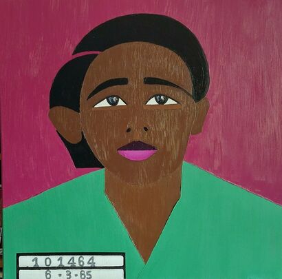 Doris Payne - I am not Sorry - a Paint Artowrk by Corina Karstenberg