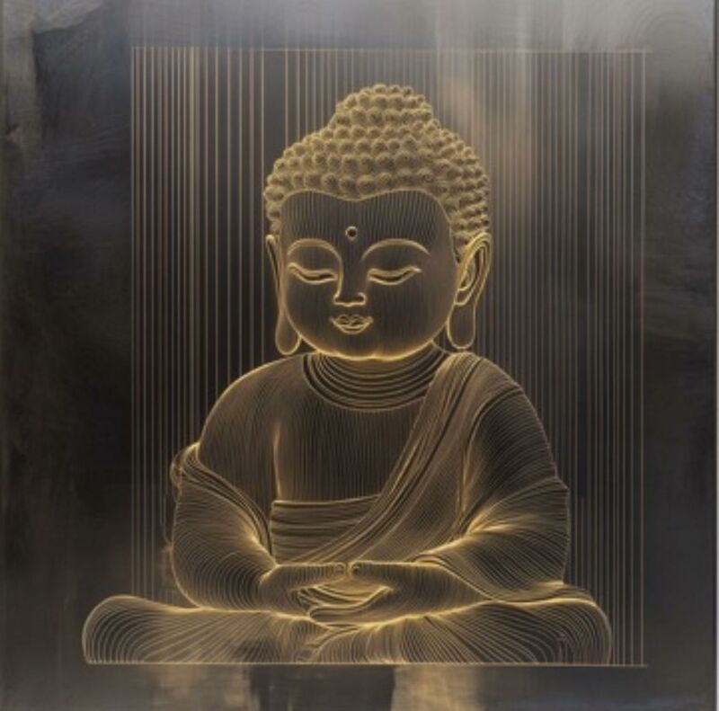Bebe Buda Golden resilience - a Digital Art by Bebe Buda 