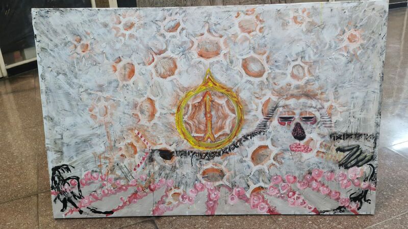 Los Polos Se Derriten - a Paintings by Salva.