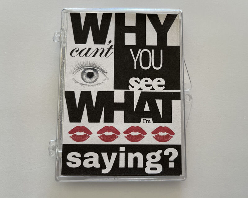 Why Can't You See What I'm Saying? - a Sculpture & Installation by Theresa  Devine