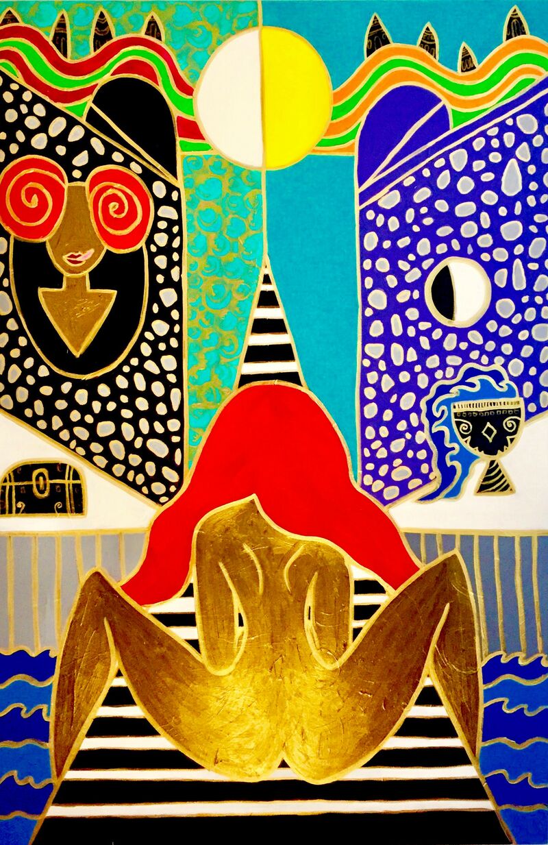 The Goddess of The Way - a Paintings by Morgan Allis