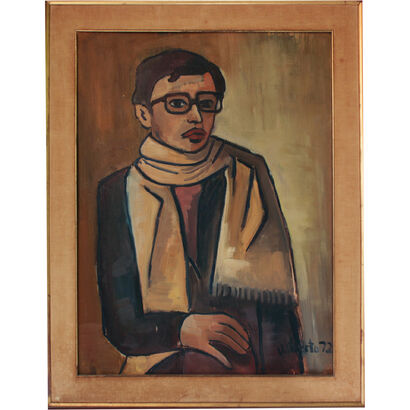 1 - Self Portrait - a Paint Artowrk by Satyam