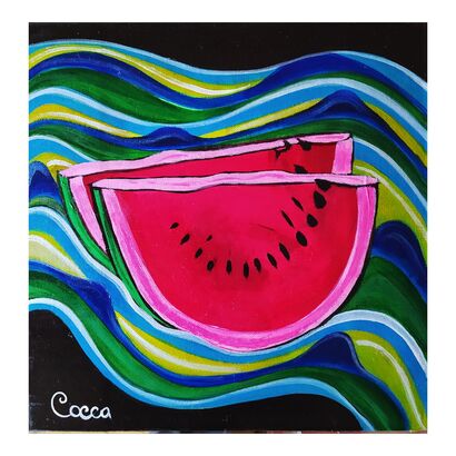 Watermelon - A Paint Artwork by Cocca