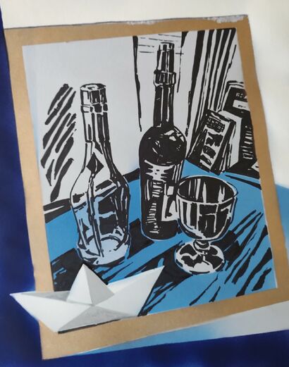 Paper boat - a Paint Artowrk by eKaterina Hristova