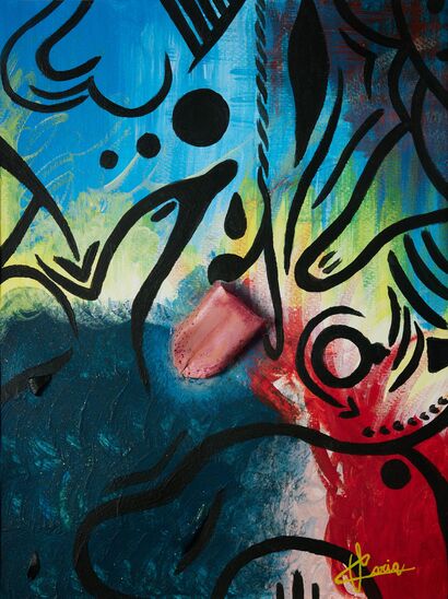 La tua lingua - a Paint Artowrk by Valentina Caria
