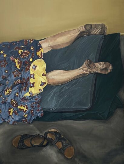 No fixed address - a Paint Artowrk by Caitlin Reilly