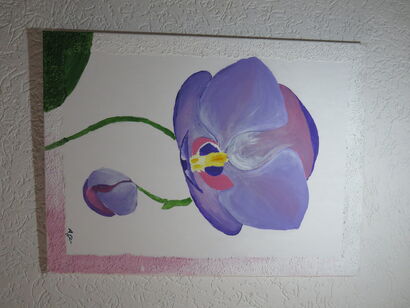 Orchid - a Paint Artowrk by Antje zu Grünenbach