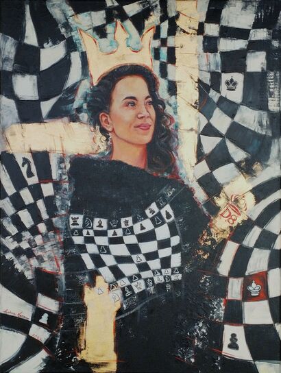 Sicilian Defence - a Paint Artowrk by Luke Karcz