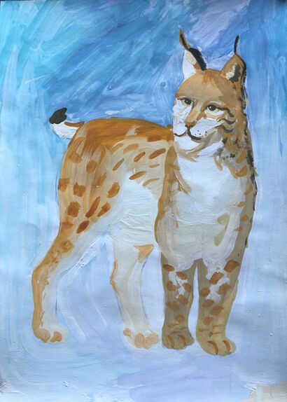 Lynx - a Paint Artowrk by Marusia