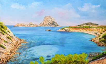 Es Vedra  - a Paint Artowrk by Paco Román 