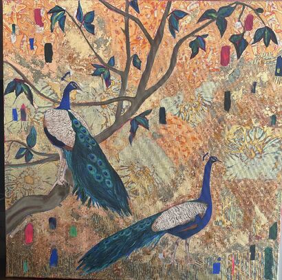 A moment of Curiosity - a Paint Artowrk by Monika Jakutowicz