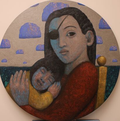 Madre Ferita - a Paint Artowrk by Michele