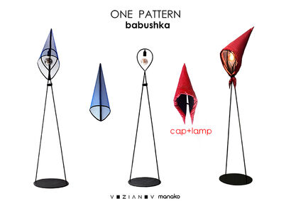 BABUSHKA standing lamp - A Art Design Artwork by ONE PATTERN