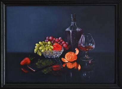 Modern still life with smartphone - a Paint Artowrk by Tanya Shark
