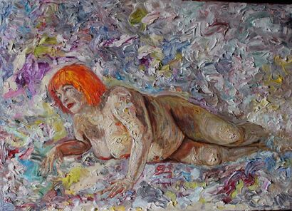 Danae - a Paint Artowrk by Margarita Makarova