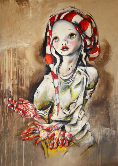 The Beggar - A Paint Artwork by Xana Abreu