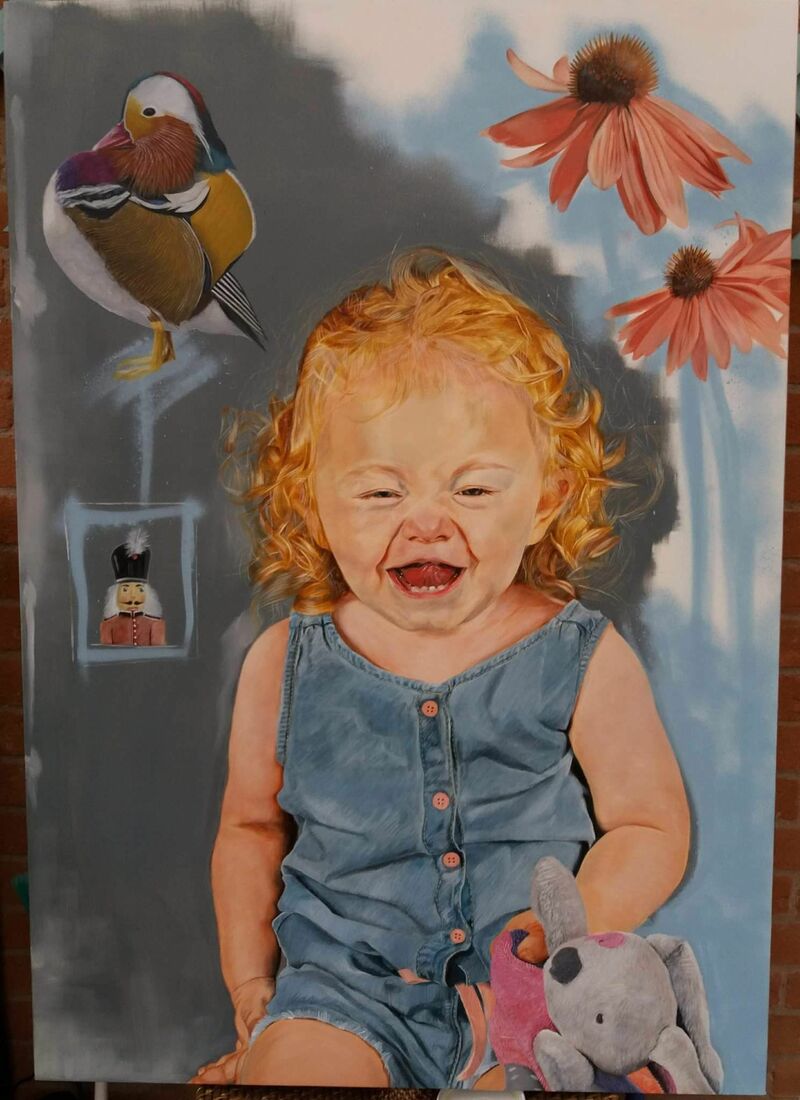 Gioia, Plutarco e Venere - a Paint by Beatrice