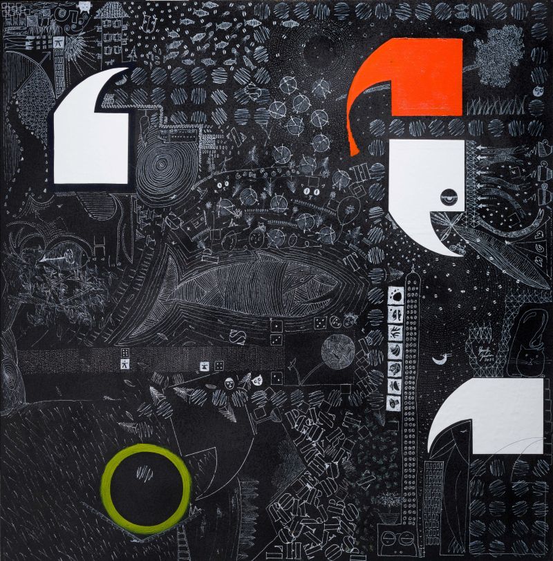 PAUSE 5 - a Paintings by jennifer gandossi