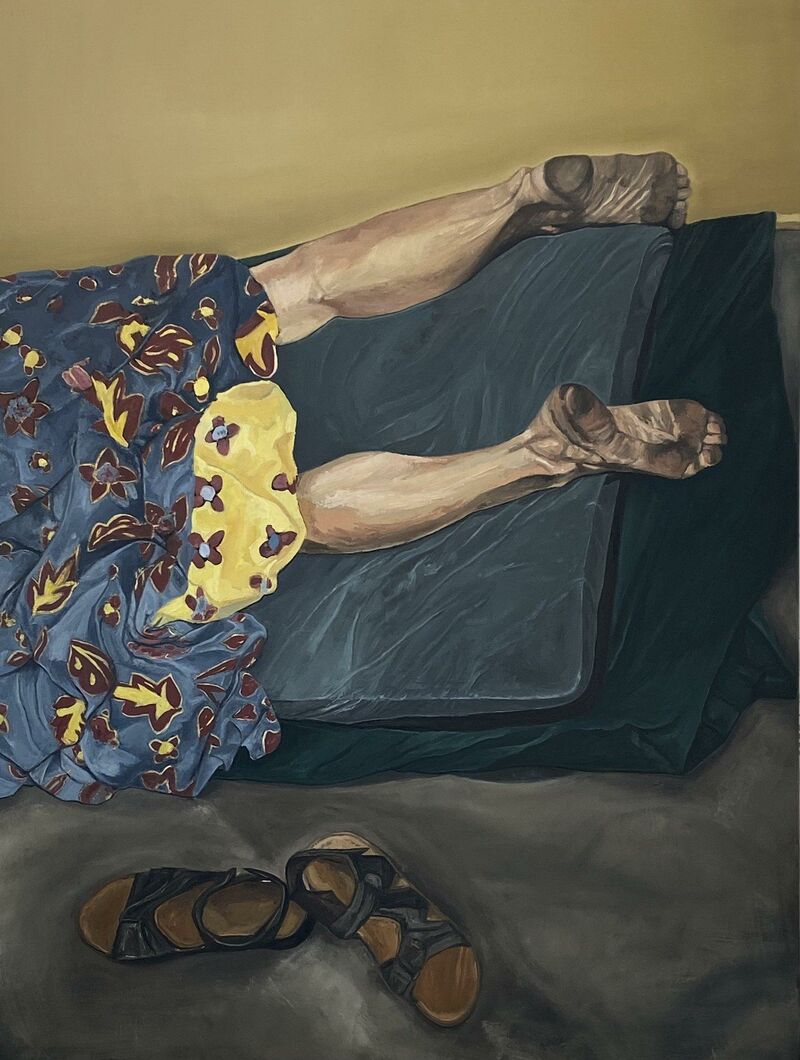No fixed address - a Paintings by Caitlin Reilly