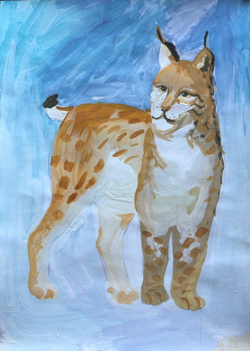 Lynx - a Paint by Marusia