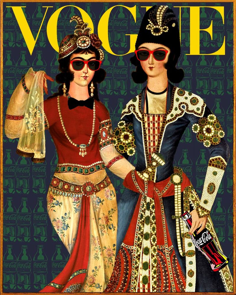 Couple Vogue - a Digital Graphics and Cartoon by Rabee Baghshani