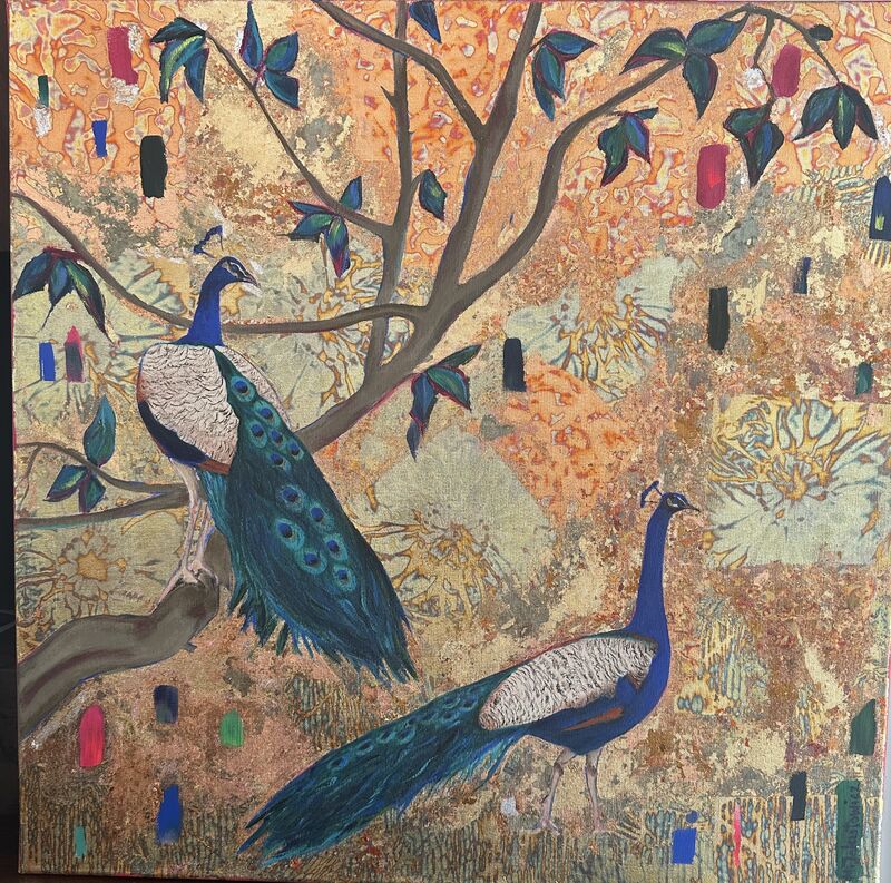 A moment of Curiosity - a Paint by Monika Jakutowicz