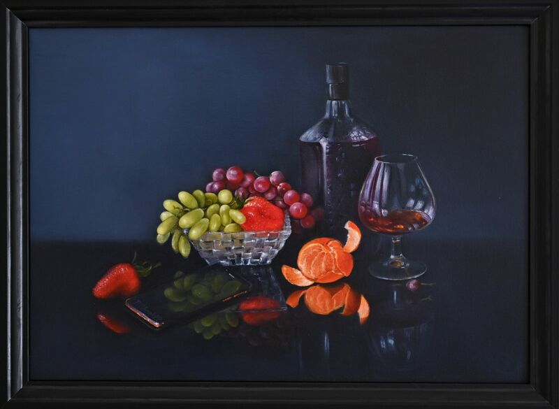 Modern still life with smartphone - a Paint by Tanya Shark