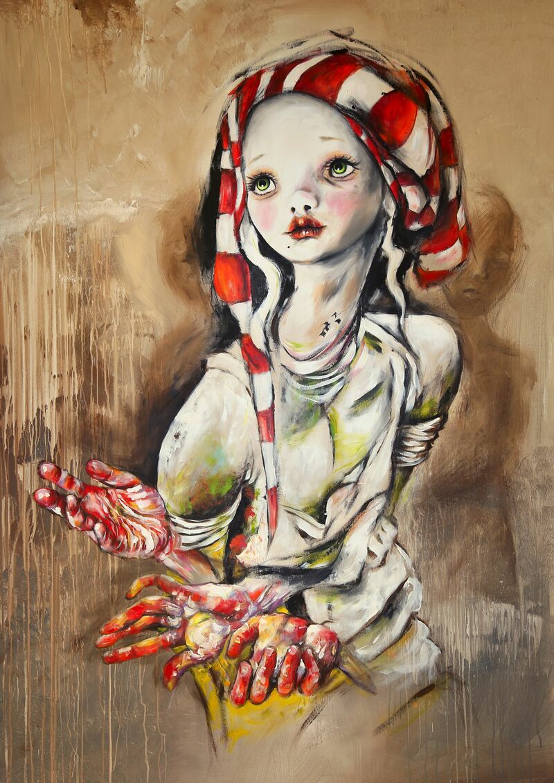 The Beggar - a Paint by Xana Abreu