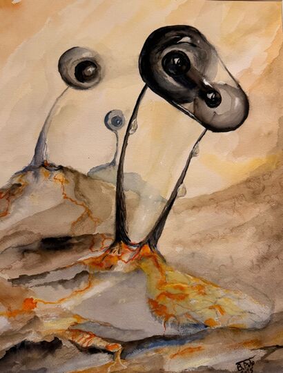 Sentient Forms - a Paint Artowrk by Barbara PUTO